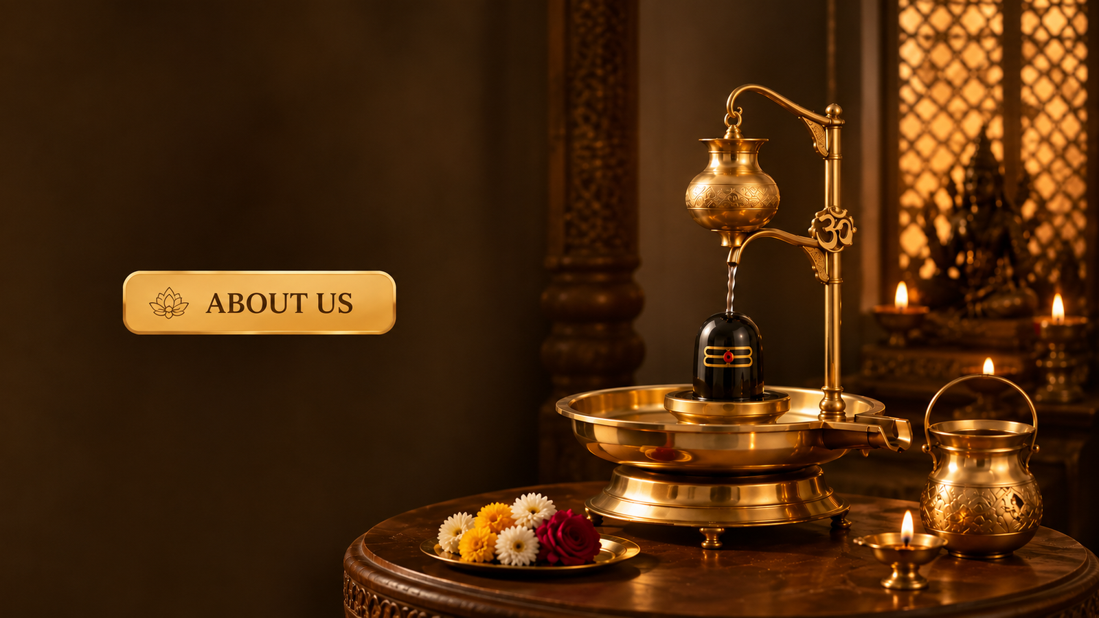 Shivling Stand — Shivling Abhishek and pooja essentials