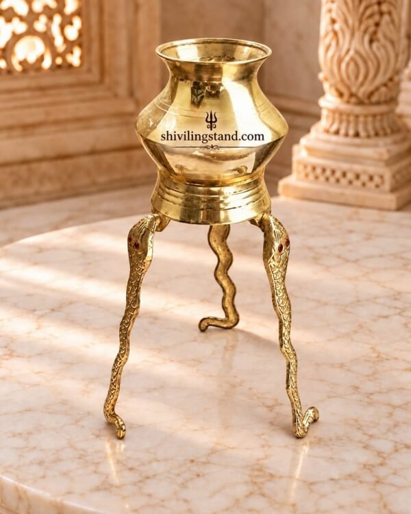 shivling jalabhishek lota stand