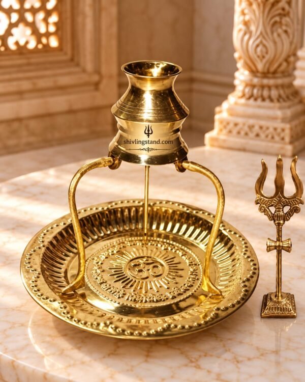 shivling jalabhishek with trishul